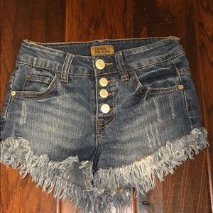 Celebrity Pink Denim Shorts